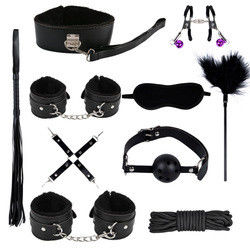 Erotische Japanse BDSM Set Bondage Beheersing Kit Bondage Pak Handboeien Nippel Klampen