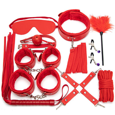 10 Set Light Self Bondage Kit Leer Kit SM Slave Passion Fetish Bedboeien