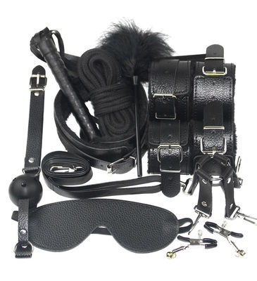 10 Set Light Self Bondage Kit Leer Kit SM Slave Passion Fetish Bedboeien