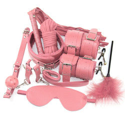 10 Set Light Self Bondage Kit Leer Kit SM Slave Passion Fetish Bedboeien