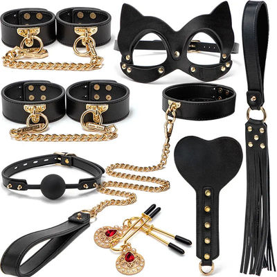 2kg zwarte vrouwen volwassen bdsm set sm leer seksspeeltjes luxe slavernij set