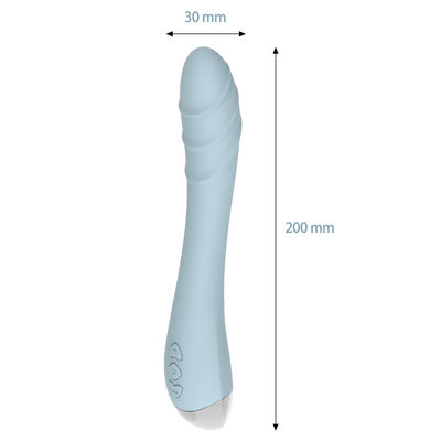 Oplaadbare G-spot vibrators Liquid Silicone Dildo Volwassen Seks Speelgoed Clit Pussy 20.5cm