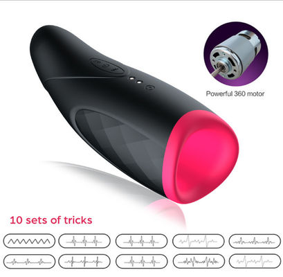 250 g echte vagina man masturbator speelgoed beker automatische zuiger telescopische verwarming
