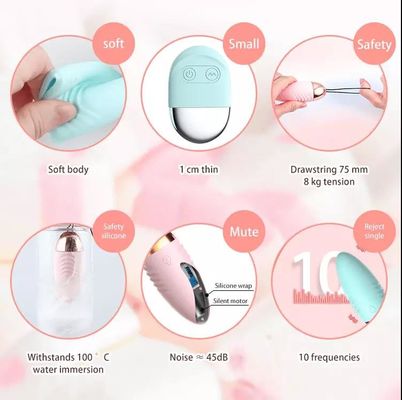 Vibrerend ei Vibrator voor seks op afstand 10 snelheidsbediening Ballen Draadloze vibrator voor vrouwen
