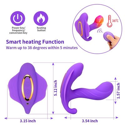14cm waterdicht Bluetooth Vibrator Seks Speelgoed Oplaadbare Vibrating Panties Voor Vrouwen