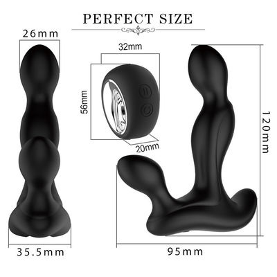 164g Mannelijke masturbator Gay Vibrating Prostate Massager Vibrator Volwassen Anus Plug