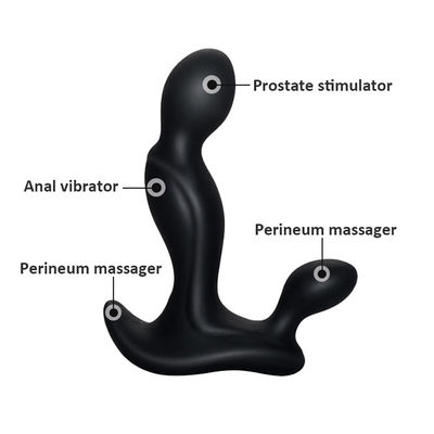 164g Mannelijke masturbator Gay Vibrating Prostate Massager Vibrator Volwassen Anus Plug