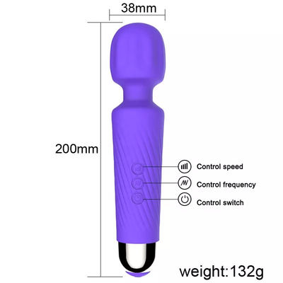 Vrouwelijke lesbische full body vibrator seks massager wand clitoris massager wand