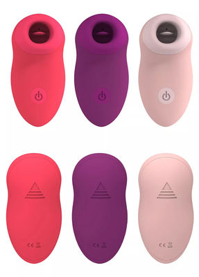 Vrouw G-punt vibrator Volwassen speelgoed tong likken clitorale zuig vibrator