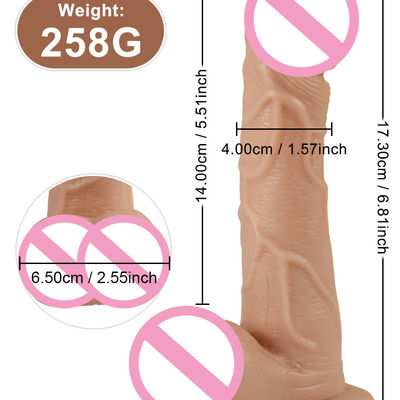 5.3 inch vibrator volwassen speelgoed realistische grote dildo siliconen penis voor volwassen vrouwen
