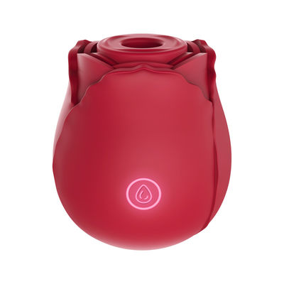 Rood schattig vagina zuigen tong zuigen vibrator roos vibrator seksspeeltje