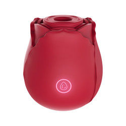 Rood schattig vagina zuigen tong zuigen vibrator roos vibrator seksspeeltje