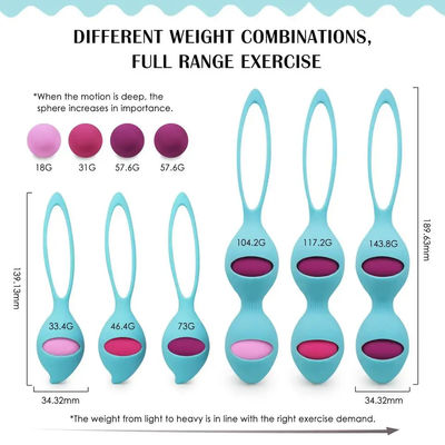CE Vibrator Volwassenen Speelgoed Kegel Ball 35 X 140mm Vrouwen Na de bevalling Bekkenvloer Tightening