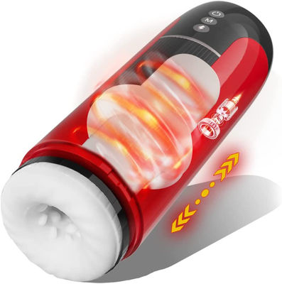 Intelligente verwarming Automatische Man Masterbater Telescopische Roterende Man Masturbatie Cup