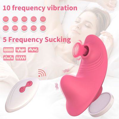 Ondergoed Sexy volwassen seks vibrators Panty Clitoris Sucker Toy Voor Vrouwen 9cm X 4.3cm