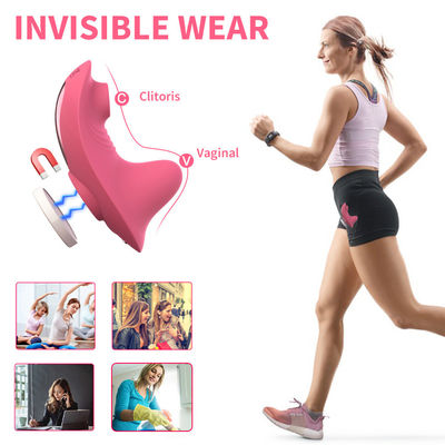 Ondergoed Sexy volwassen seks vibrators Panty Clitoris Sucker Toy Voor Vrouwen 9cm X 4.3cm