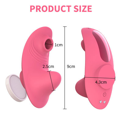 Ondergoed Sexy volwassen seks vibrators Panty Clitoris Sucker Toy Voor Vrouwen 9cm X 4.3cm