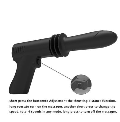 Mini pistoolvormig vibrator seks speeltje automatisch duwen seksmachine clitoris seks speeltje