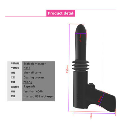 Mini pistoolvormig vibrator seks speeltje automatisch duwen seksmachine clitoris seks speeltje