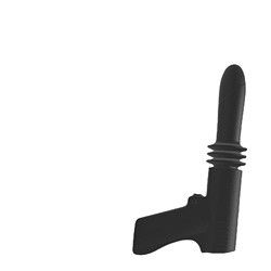 Mini pistoolvormig vibrator seks speeltje automatisch duwen seksmachine clitoris seks speeltje
