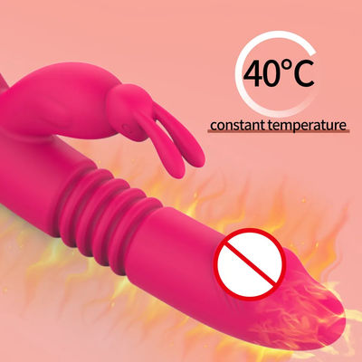 12 Frequency Vibrator Seks Speelgoed USB Oplaadbare Vrouwelijke Stimulator Dildo Teleskopisch Verwarming
