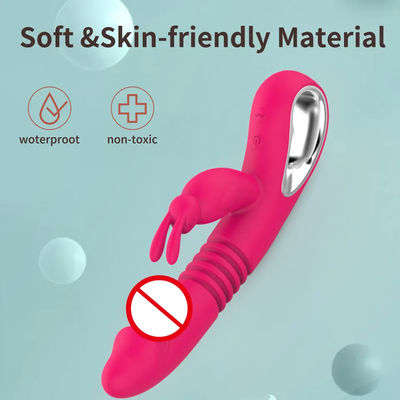12 Frequency Vibrator Seks Speelgoed USB Oplaadbare Vrouwelijke Stimulator Dildo Teleskopisch Verwarming