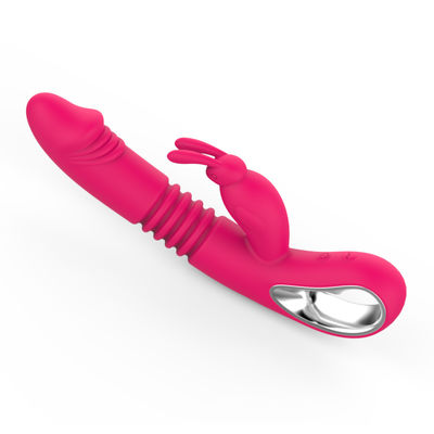 12 Frequency Vibrator Seks Speelgoed USB Oplaadbare Vrouwelijke Stimulator Dildo Teleskopisch Verwarming