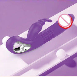 12 Frequency Vibrator Seks Speelgoed USB Oplaadbare Vrouwelijke Stimulator Dildo Teleskopisch Verwarming