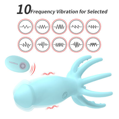 Leuke mini G-spot vibrators 8 Finger Octopus vibrator Scalp hoofdmassageur