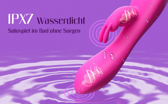 Oplaadbare G-spot seksspeeltjes waterdicht konijn clit massager vibrator voor vrouwen