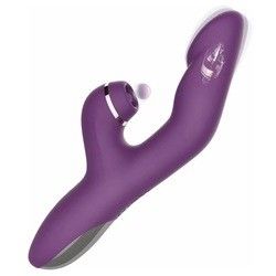 Oplaadbare G-spot seksspeeltjes waterdicht konijn clit massager vibrator voor vrouwen
