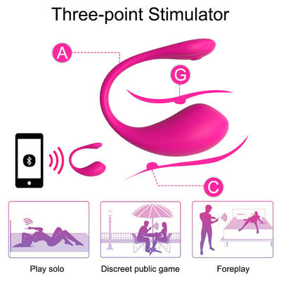 Draadloze slimme vibrator seksspeelgoed 250g App Control Mini Love Jump Egg Vibrator voor vrouwen