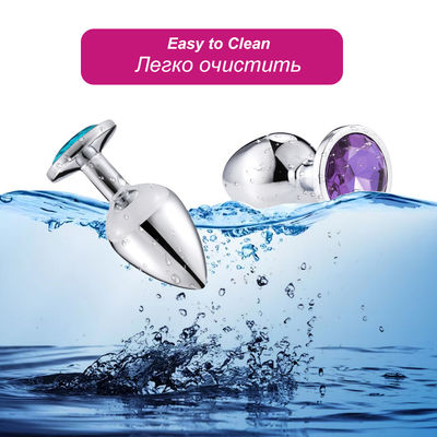 Vrouwen Mannen Anaal Plug Seks Speelgoed Dilator Metalen Kristal Butt Plug Met Juweel