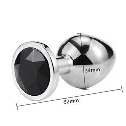 Vrouwen Mannen Anaal Plug Seks Speelgoed Dilator Metalen Kristal Butt Plug Met Juweel