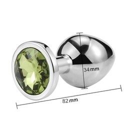 Vrouwen Mannen Anaal Plug Seks Speelgoed Dilator Metalen Kristal Butt Plug Met Juweel