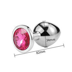 Vrouwen Mannen Anaal Plug Seks Speelgoed Dilator Metalen Kristal Butt Plug Met Juweel