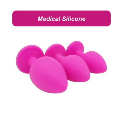 Tapon Beads Pink Male Butt Plug Cola Extremo Butt Lock Butt Plugs Set Huge Sex Toys Silicium