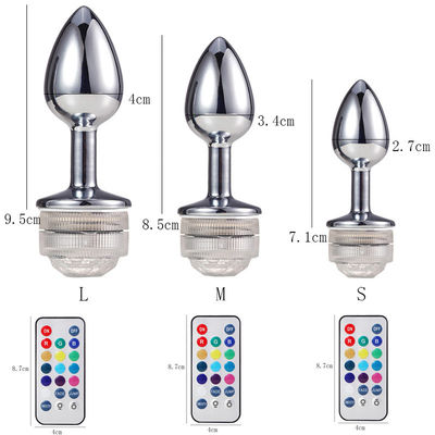 G Spot Cosplay Anal Plug Seks Speelgoed Glow Tail Remote Control Lumineux Juweled Butt Plug