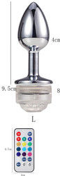 G Spot Cosplay Anal Plug Seks Speelgoed Glow Tail Remote Control Lumineux Juweled Butt Plug