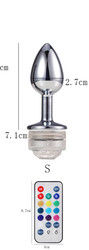 G Spot Cosplay Anal Plug Seks Speelgoed Glow Tail Remote Control Lumineux Juweled Butt Plug