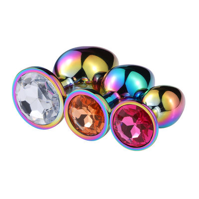 Ronde masturbatie anale plug seksspeelgoed mannelijk anale speeltje stimulator kristal accessoire