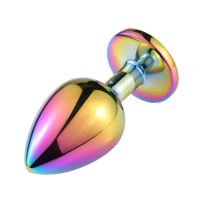 Ronde masturbatie anale plug seksspeelgoed mannelijk anale speeltje stimulator kristal accessoire