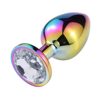 Ronde masturbatie anale plug seksspeelgoed mannelijk anale speeltje stimulator kristal accessoire