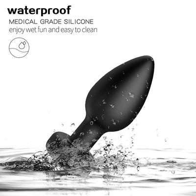 Draadloos aansteken anaal plug Seksspeelgoed Silicone USB oplaadbaar 10 Frequentie