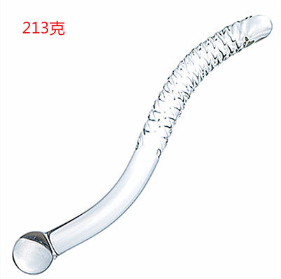 Hoogwaardige kunstmatige handgemaakte injectie anale plug kristal kristal penis in de vorm van glas dildo voor vagina