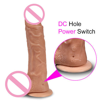 8 inch vrouwen seksspeeltjes dildo huidgevoel doorlaatbaar vloeibare siliconen dildo