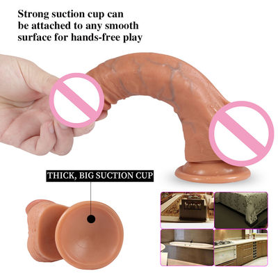 8 inch Youjizz Com Lesbische Vrouwelijke Dildo Dikke Silicone Dildo Vibrator