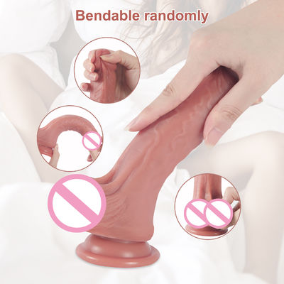 8.26 inch realistische dildo kunstmatige penis xnxx seks speelgoed vuist porno dildo voor mannen vagina