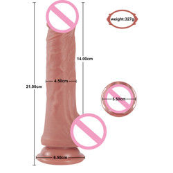 8.26 inch realistische dildo kunstmatige penis xnxx seks speelgoed vuist porno dildo voor mannen vagina
