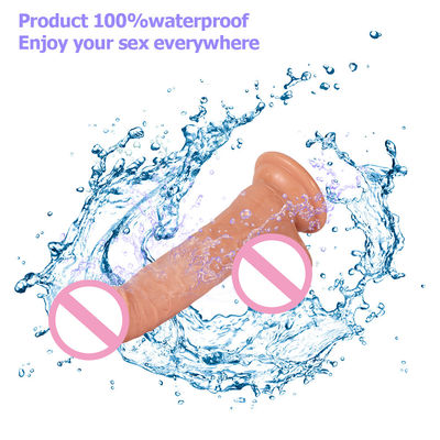 Huisgemaakte 7,48 inch realistische siliconen dildo 7,48in Vrouwelijke dildo vibrator